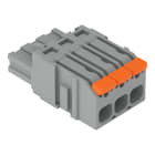 WAGO - 1-Leiter-Federleiste,Hebel,Push-in CAGE CLAMP®,grau