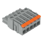WAGO - 1-Leiter-Federleiste,Hebel,Push-in CAGE CLAMP®,grau