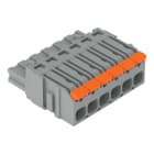 WAGO - 1-Leiter-Federleiste,Hebel,Push-in CAGE CLAMP®,grau
