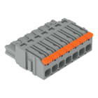 WAGO - 1-Leiter-Federleiste,Hebel,Push-in CAGE CLAMP®,grau
