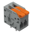 WAGO - Leiterplattenklemme,Hebel,1,5 mm²,grau