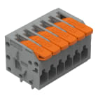 WAGO - Leiterplattenklemme,Hebel,1,5 mm²,grau