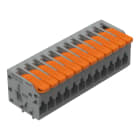 WAGO - Leiterplattenklemme,Hebel,1,5 mm²,grau