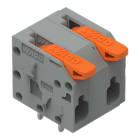 WAGO - Leiterplattenklemme,Hebel,1,5 mm²,grau