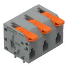 WAGO - Leiterplattenklemme,Hebel,1,5 mm²,grau
