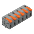 WAGO - Leiterplattenklemme,Hebel,1,5 mm²,grau