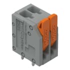 WAGO - Leiterplattenklemme,Hebel,1,5 mm²,grau