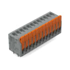 WAGO - Leiterplattenklemme,Hebel,1,5 mm²,grau