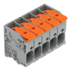 WAGO - Leiterplattenklemme,Hebel,6 mm²,grau