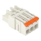 WAGO - 1-Leiter-Federleiste,Hebel,Push-in CAGE CLAMP®,lichtgrau
