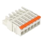 WAGO - 1-Leiter-Federleiste,Hebel,Push-in CAGE CLAMP®,lichtgrau