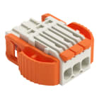 WAGO - 1-Leiter-Federleiste,Hebel,Push-in CAGE CLAMP®,lichtgrau