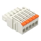 WAGO - 1-Leiter-Federleiste,Hebel,Push-in CAGE CLAMP®,lichtgrau