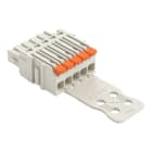 WAGO - 1-Leiter-Federleiste,Hebel,Push-in CAGE CLAMP®,lichtgrau