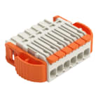 WAGO - 1-Leiter-Federleiste,Hebel,Push-in CAGE CLAMP®,lichtgrau