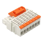 WAGO - 1-Leiter-Federleiste,Hebel,Push-in CAGE CLAMP®,lichtgrau