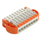 WAGO - 1-Leiter-Federleiste,Hebel,Push-in CAGE CLAMP®,lichtgrau