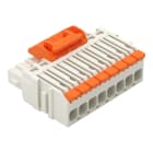 WAGO - 1-Leiter-Federleiste,Hebel,Push-in CAGE CLAMP®,lichtgrau