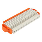 WAGO - 1-Leiter-Federleiste,Hebel,Push-in CAGE CLAMP®,lichtgrau