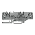WAGO - 2-Leiter-Basisklemme,für Tragschiene 35 x 15 und 35 x 7,5,2,5 mm²,grau