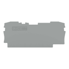WAGO - Abschluss- und Zwischenplatte, 1 mm dick, grau