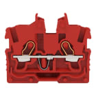 WAGO - 2-Leiter-Mini-Durchgangsklemme,mit Betätigungsöffnung,1 mm²,rot