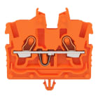 WAGO - 2-Leiter-Mini-Durchgangsklemme,mit Betätigungsöffnung,1 mm²,orange