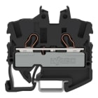 WAGO - 2-Leiter-Mini-Durchgangsklemme,mit Betätigungsöffnung,2,5 mm²,schwarz