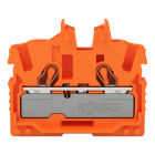 WAGO - 2-Leiter-Mini-Durchgangsklemme,mit Betätigungsöffnung,2,5 mm²,orange