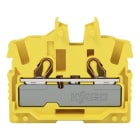 WAGO - 2-Leiter-Mini-Durchgangsklemme,mit Betätigungsöffnung,2,5 mm²,gelb