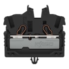 WAGO - 2-Leiter-Mini-Durchgangsklemme,mit Betätigungsöffnung,2,5 mm²,schwarz