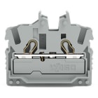 WAGO - 2-Leiter-Mini-Durchgangsklemme,mit Betätigungsöffnung,2,5 mm²,grau