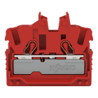 WAGO - 2-Leiter-Mini-Durchgangsklemme,mit Betätigungsöffnung,2,5 mm²,rot