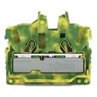 WAGO - 2-Leiter-Mini-Durchgangsklemme,mit Betätigungsöffnung,2,5 mm²,grün-gelb
