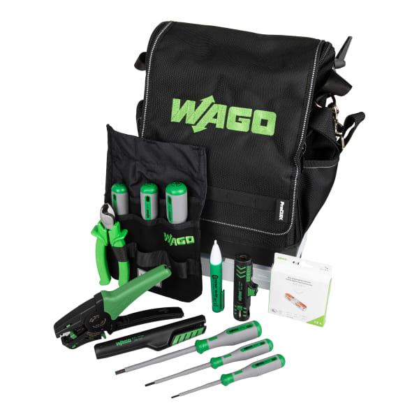 WAGO - Werkzeugtasche, mit Werkzeugen, Kapazität 12 kg, mit L-BOXX® Mini, leer