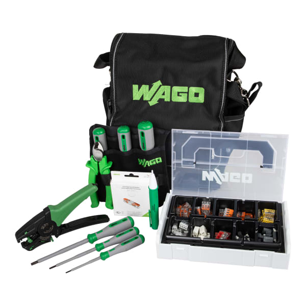 WAGO - Werkzeugtasche, mit Werkzeugen, Kapazität 12 kg