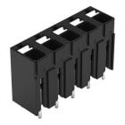 WAGO - THR-Leiterplattenklemme,Drücker,1,5 mm²,schwarz