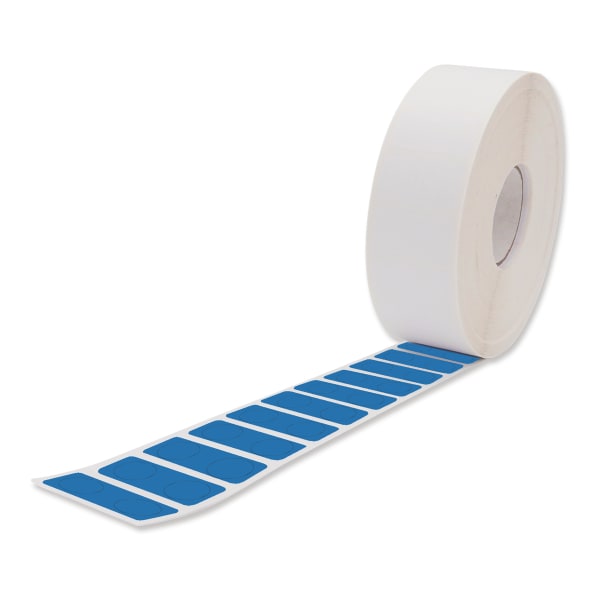 WAGO - Etiketten, für Smart Printer, Durchmesser 12,5 mm, rund, permanent klebend, blau