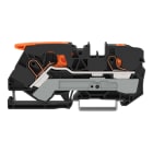 WAGO - 2-Leiter-Durchgangsklemme,mit Hebel und Drücker,10 mm²,schwarz