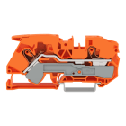 WAGO - 2-Leiter-Durchgangsklemme,mit Hebel und Drücker,16 mm²,orange