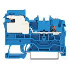 WAGO - 1-Leiter-N-Trennklemme, 2,5 mm², Push-in CAGE CLAMP®, 2,50 mm², blau