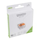 WAGO - Verbindungsklemme mit Hebeln,für alle Leiterarten,max. 4 mm²,transparent