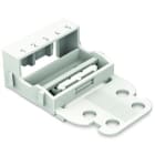 WAGO - Befestigungsadapter,für 5-Leiter-Klemmen,Serie 221 - 4 mm²,weiß