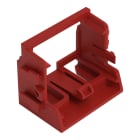 WAGO - Befestigungsadapter,für 10-Leiter-Klemmen,Serie 221 - 4 mm²,rot