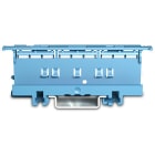 WAGO - Befestigungsadapter,Serie 221 - 6 mm²,zur Montage auf TS 35/Schraubmontage,blau