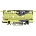 WAGO - Befestigungsadapter,Serie 221 - 6 mm²,zur Montage auf TS 35/Schraubmontage,dunke