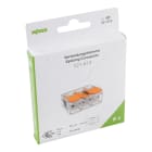 WAGO - Verbindungsklemme mit Hebeln,für alle Leiterarten,max. 6 mm²,transparent