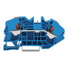 WAGO - 2-Leiter-Verteilereinspeiseklemme,mit Drücker,16 mm²,blau
