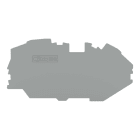WAGO - Abschluss- und Zwischenplatte, 1 mm dick, grau