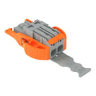 WAGO - 1-Leiter-Federleiste,Hebel,Push-in CAGE CLAMP®,grau
